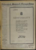 Abbotsford Sumas & Matsqui News, November 19, 1925