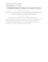 Hindus Must Have at Least 0 Hindus Must Have at Least 0