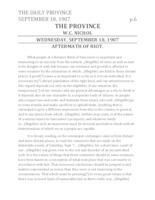 Aftermath of a Riot Aftermath of a Riot