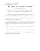 No Fighting Heard in Room No Fighting Heard in Room