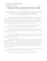 Hindus still held without bail Hindus still held without bail