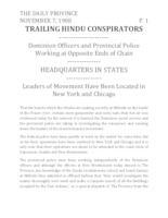 Trailing Hindu conspirators Trailing Hindu conspirators