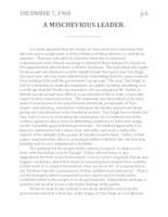 A mischievous leader A mischievous leader