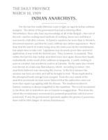 Indian anarchists Indian anarchists