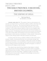 The empire of India: The great unrest The empire of India: The great unrest