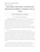 The empire of India:--Anarchy and assasination The empire of India:--Anarchy and assasination