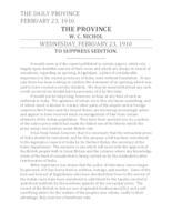 To supress sedition To supress sedition