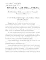 Hindus to make appeal to king Hindus to make appeal to king