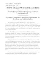 Bring Bhagwan Singh back here Bring Bhagwan Singh back here