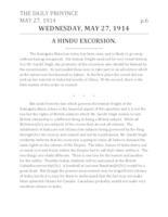 A Hindu excursion A Hindu excursion