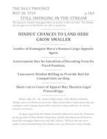 Hindus chances to land here grow smaller Hindus chances to land here grow smaller