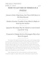 How to get rid of Hindus is a puzzle How to get rid of Hindus is a puzzle