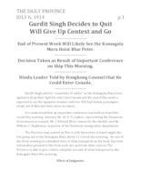 Gurdit Singh decides to quit, will give up contest and go Gurdit Singh decides to quit, will give up contest and go