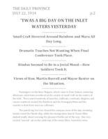 ‘Twas a big day on the inlet waters yesterday ‘Twas a big day on the inlet waters yesterday