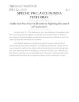 Special vigilance in India yesterday Special vigilance in India yesterday