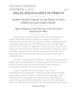Argan Singh is shot in throat Argan Singh is shot in throat