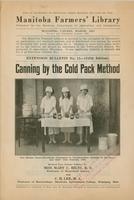 Canning by the cold pack method