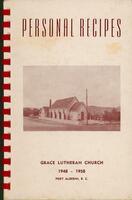 Personal recipes: Grace Lutheran Church, 1948-1958, Port Alberni, B.C.