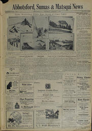 Abbotsford Sumas & Matsqui News, February 1, 1933, page 1