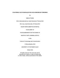 Countering youth radicalization and homegrown terrorism