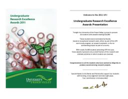 Undergraduate Research Excellence Awards 2011