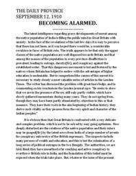 Becoming alarmed (transcript)