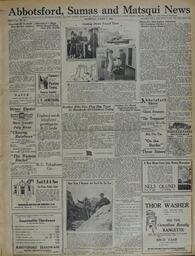 Abbotsford Sumas & Matsqui News, August 6, 1930, page 1
