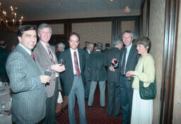 A gathering related to aviation in Richmond. Principal Barry Moore is in some of the photos speaking and presenting awards. In this photo, Dean Dick Bate is on far left. Principal Barry Moore is second from right.