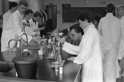 Students in chemistry lab